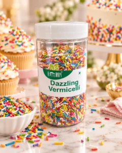 dazzling rainbow vermicelli sprinkles