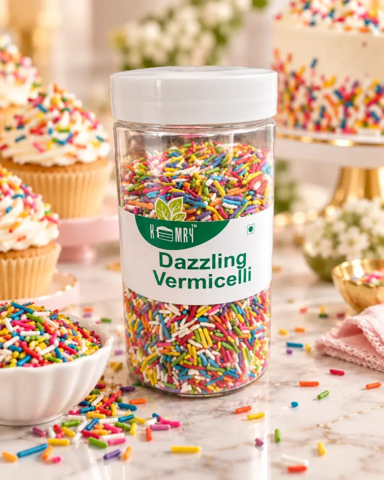 Applications dazzling rainbow vermicelli sprinkles