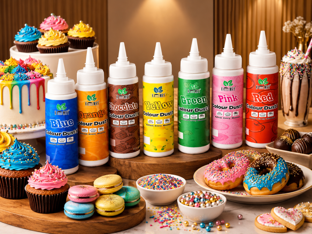 kemry colour dust dessert showcase