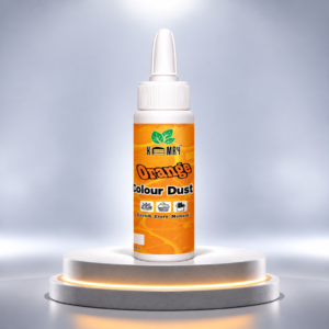 kemry orange colour dust showcase