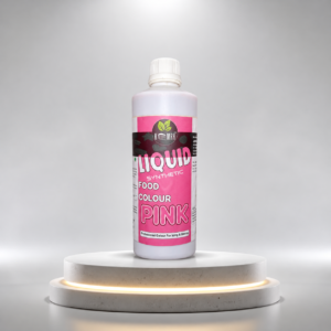 kemry pink liquid food colour bottle
