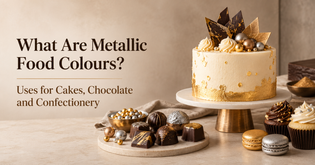 metallic food colours