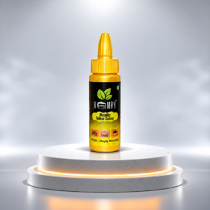 metallic yellow food coloring bottle