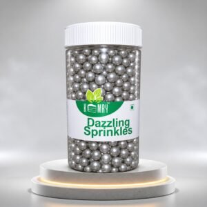 silver metallic sprinkles